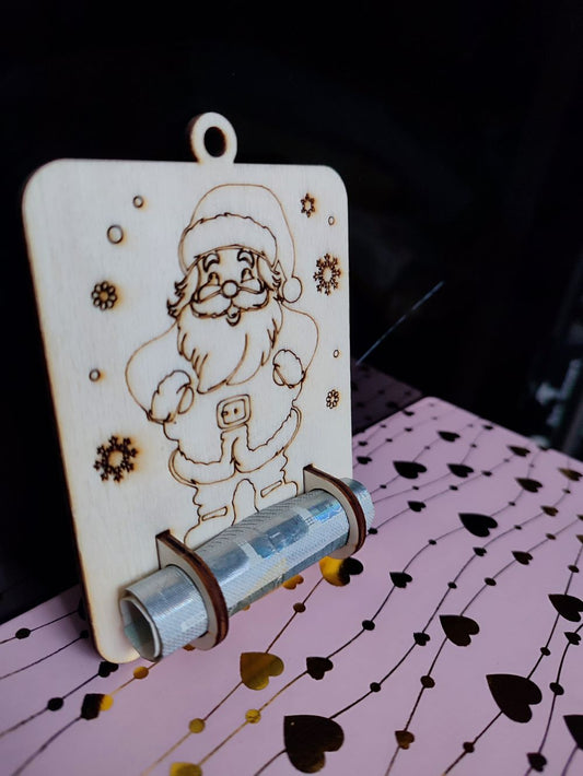 POBARVANKA! Lesena božična kartica s predelom za denar | Izdelano v Sloveniji