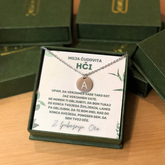 NOVO! Unikatna verižica - ČUDOVITA HČI