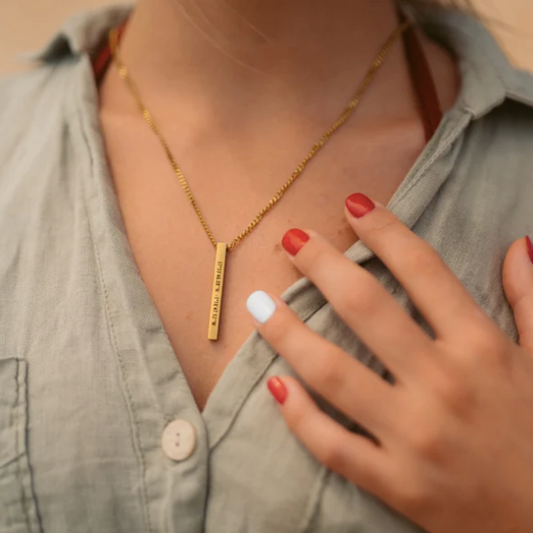 NOVO! Verižica BAR s čudovitim napisom - Za MAMI